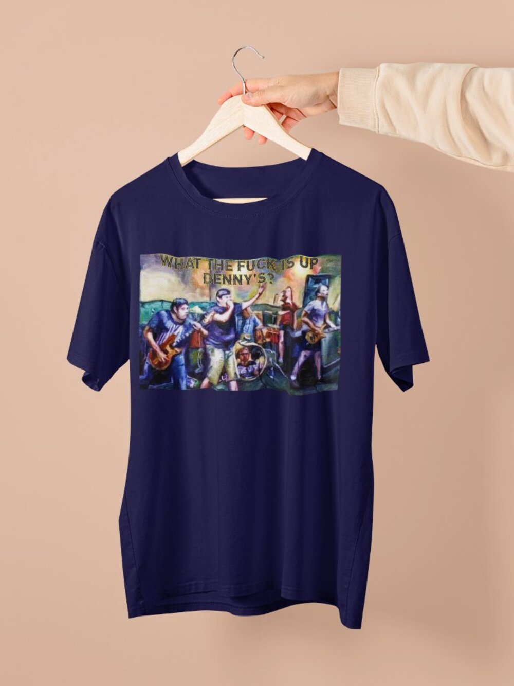 WTF Is Up Denny's Band Meme Shirt